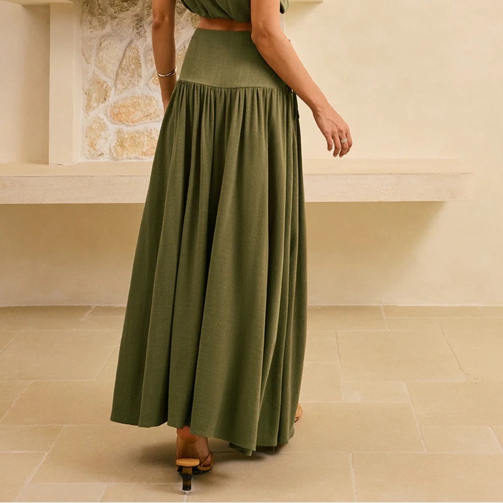 Commense Maxi Ruffled Skirt - Picture 6 of 6